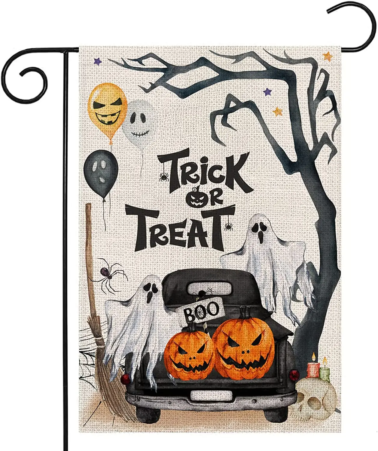 Halloween Scary Spooky Garden Flags for Outdoor 12x18 Double Sided Trick or Treat Jack O Lantern Pumpkin with Spooky Small Yard
Halloween Scary Spooky Garden Flags for Outdoor 12x18 Double Sided Trick or Treat Jack O Lantern Pumpkin with Spooky Small Yard