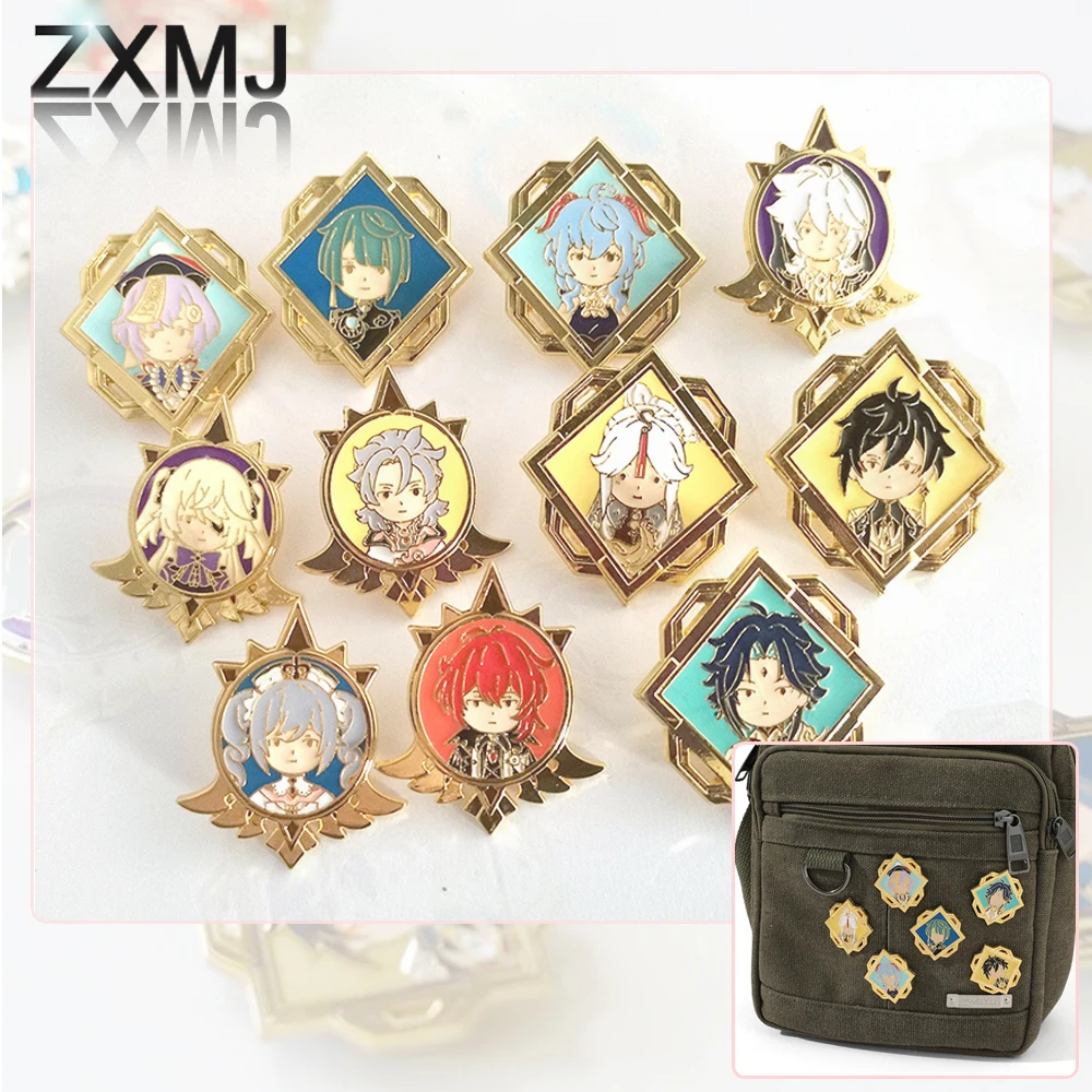 ZXMJ Genshin Impact Brooch Genshin Character Badge for Men Metal Brooch Cartoon Badge School Bag Pins Alloy Pin Popular Jewelry
ZXMJ Genshin Impact Brooch Genshin Character Badge for Men Metal Brooch Cartoon Badge School Bag Pins Alloy Pin Popular Jewelry