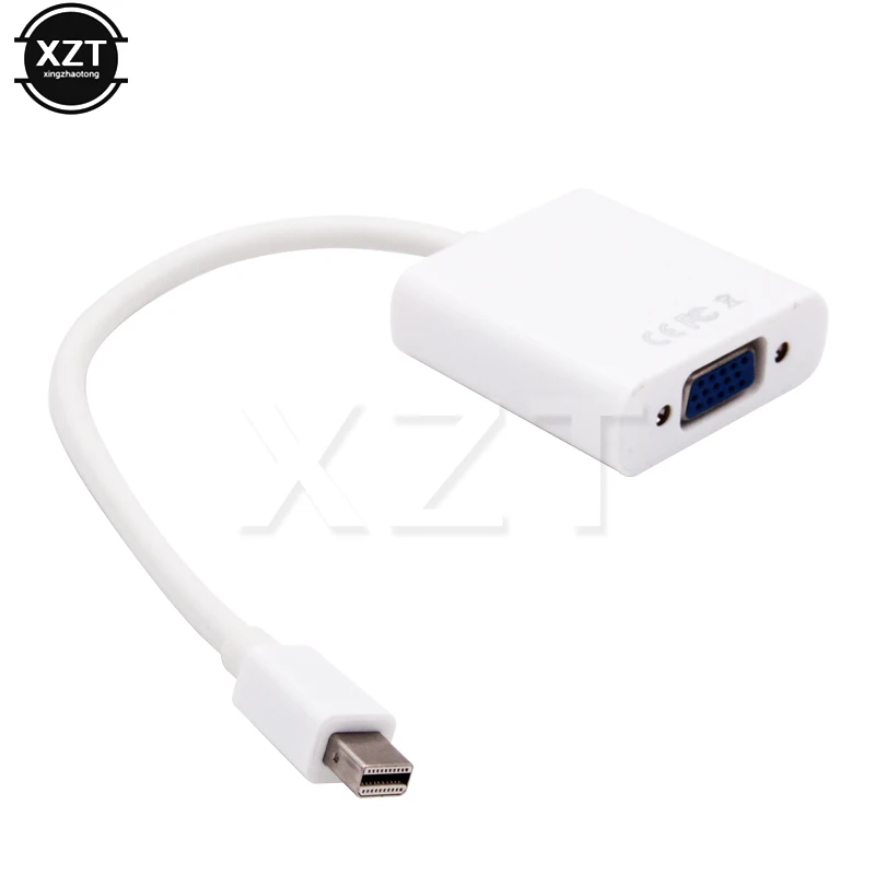 

Mini DisplayPort Display Port DP To VGA Cable Adapter 1080P for HDTV Monitor For MacBook Air Pro iMac Mac Mini Thunderbolt