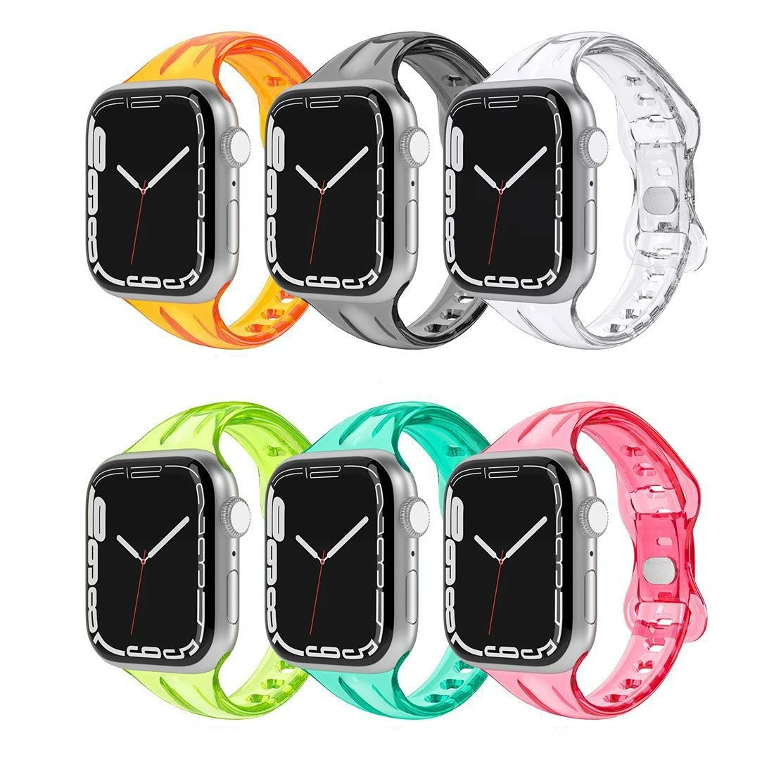 Прозрачный ремешок для Apple Watch 8 45 мм 44 мм 40 мм 41 мм 42 мм 49 мм, сменный спортивный браслет для iwatch Ultra series 7 se 6 5 4
Прозрачный ремешок для Apple Watch 8 45 мм 44 мм 40 мм 41 мм 42 мм 49 мм, сменный спортивный браслет для iwatch Ultra series 7 se 6 5 4