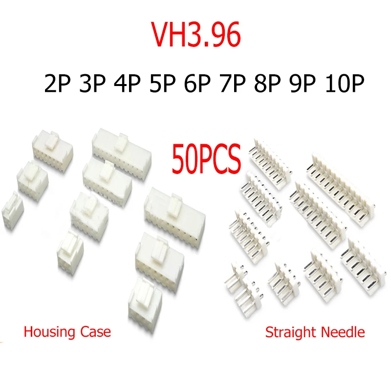 Прямой игольчатый соединитель для корпуса VH3.96 3,96 мм, 50 шт., 2P/3P/4P/5P/6P/7P/8P/9P/10P
Прямой игольчатый соединитель для корпуса VH3.96 3,96 мм, 50 шт., 2P/3P/4P/5P/6P/7P/8P/9P/10P