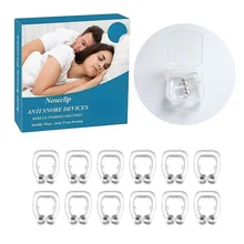 Anti Snoring Device Silicone Nose Clips Magnetic Sleep Tray Sleeping Aid Improve Sleeping Easy Breathe Apnea Guard Night Devices