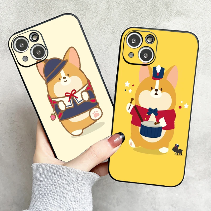 Cartoon Dog Corgi Phone Case For Funda iPhone 11 12 13 Pro Max Mini X XR XS SE 2020 6 7 8 Plus Coque Soft Black Etui Celular
Cartoon Dog Corgi Phone Case For Funda iPhone 11 12 13 Pro Max Mini X XR XS SE 2020 6 7 8 Plus Coque Soft Black Etui Celular