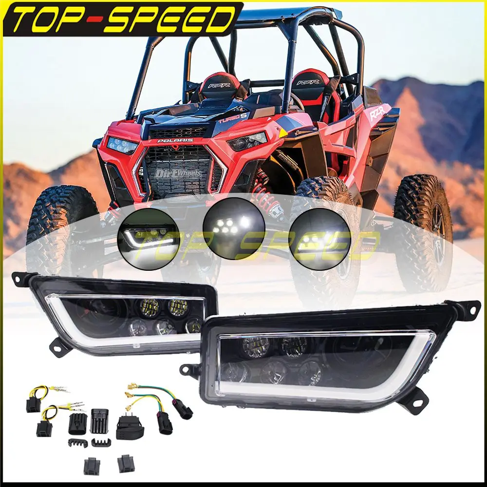 For Polaris RZR XP General 4 900 1000 TURBO 2014-2020 Motorcycle LED Front Headlight Headlamp Angel Eye Light w/ DRL Hi Low Beam
For Polaris RZR XP General 4 900 1000 TURBO 2014-2020 Motorcycle LED Front Headlight Headlamp Angel Eye Light w/ DRL Hi Low Beam