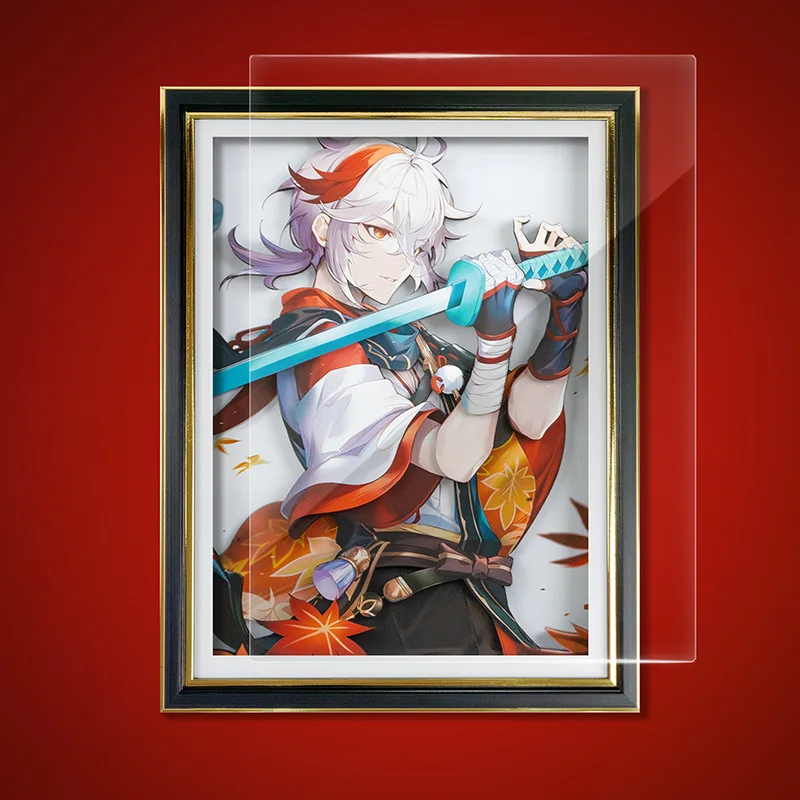 Genshin Impact Kazuha three-dimensional painting bedroom living room art decoration 3D mural high-end entrance hanging painting
Genshin Impact Kazuha three-dimensional painting bedroom living room art decoration 3D mural high-end entrance hanging painting
