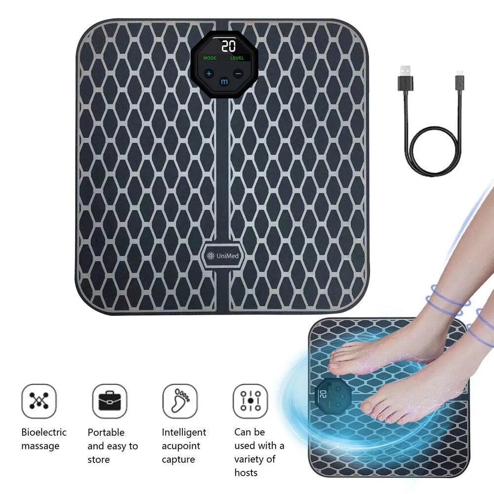 Массажный коврик для облегчения кровообращения, электрический массажный коврик для ног, терапевтический прибор для ног для мужчин и женщин, домашний 
Массажный коврик для облегчения кровообращения, электрический массажный коврик для ног, терапевтический прибор для ног для мужчин и женщин, домашний