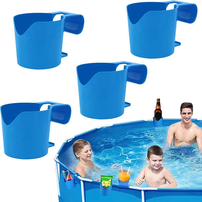5Pcs Blue Poolside Cup Holders Plastic Container Hook For Swimming Pool Side Beverage Drinks Beer Storage
5Pcs Blue Poolside Cup Holders Plastic Container Hook For Swimming Pool Side Beverage Drinks Beer Storage