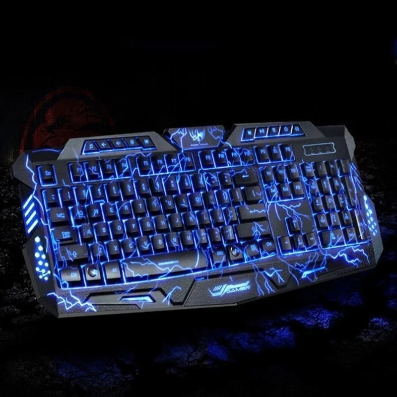 Wired Gaming Keyboard LED Illuminated Backlight Keyboard for Computer PC Laptop M17F Genuine Sale Recommend Free shipping
Wired Gaming Keyboard LED Illuminated Backlight Keyboard for Computer PC Laptop M17F Genuine Sale Recommend Free shipping