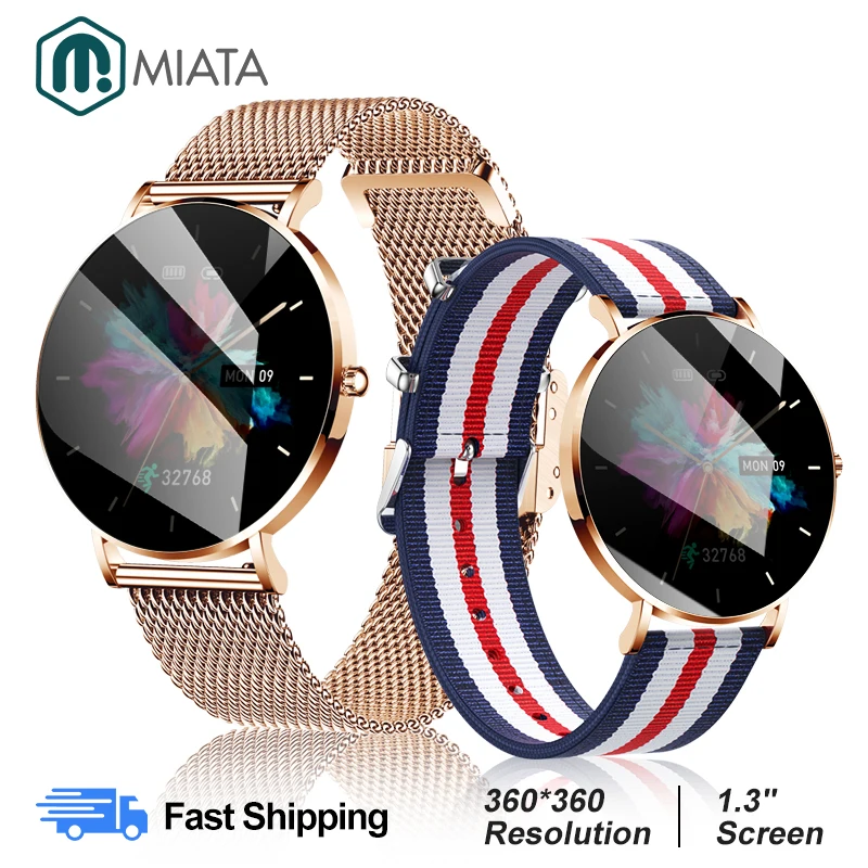 MIATA AMOLED 6.8mm Ultra Thin Luxury Ladies Watch Heart Rate Monitoring Fitness Bracelet Waterproof Smartwatch Men Reloj Hombre
MIATA AMOLED 6.8mm Ultra Thin Luxury Ladies Watch Heart Rate Monitoring Fitness Bracelet Waterproof Smartwatch Men Reloj Hombre