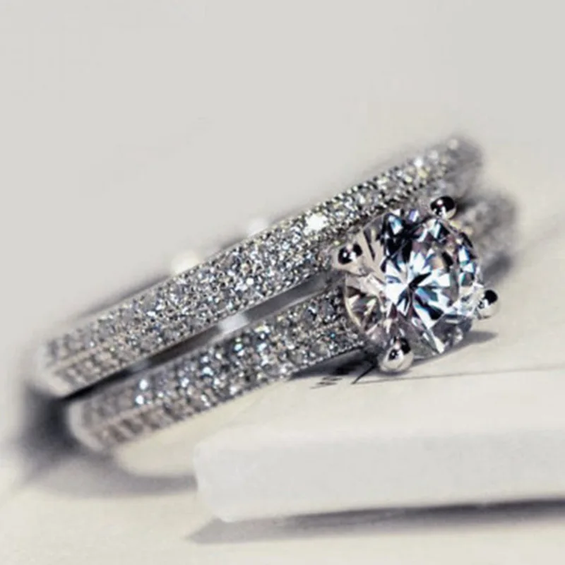 Milangirl 2Pcs/Lot Color Rings Set Engagement Woman Cubic Zirconia Ring For Women Ladies Lover Party Wedding Jewelry
Milangirl 2Pcs/Lot Color Rings Set Engagement Woman Cubic Zirconia Ring For Women Ladies Lover Party Wedding Jewelry