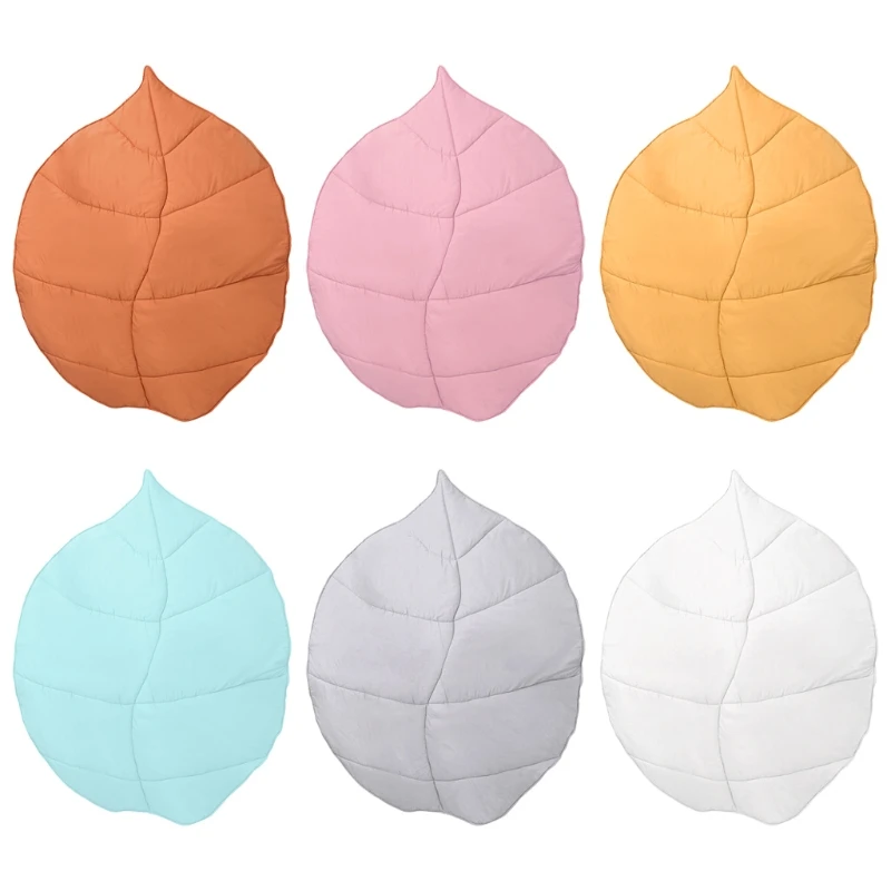 

Newborn Baby Cotton Crawling Carpet Blanket Leaves Shape Crawling for PLAY Mat Rug Kid Children Room Decoration