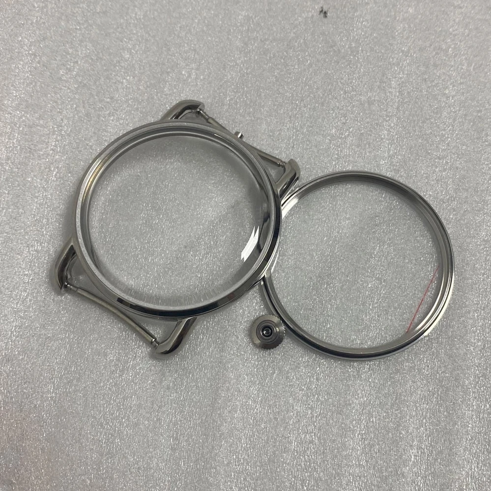 316L Stainless Steel Polished Watch Case 41mm Men's Replacement Case Mineral Glass for ETA 6497 6498/ST3600 ST3620 Movement
316L Stainless Steel Polished Watch Case 41mm Men's Replacement Case Mineral Glass for ETA 6497 6498/ST3600 ST3620 Movement