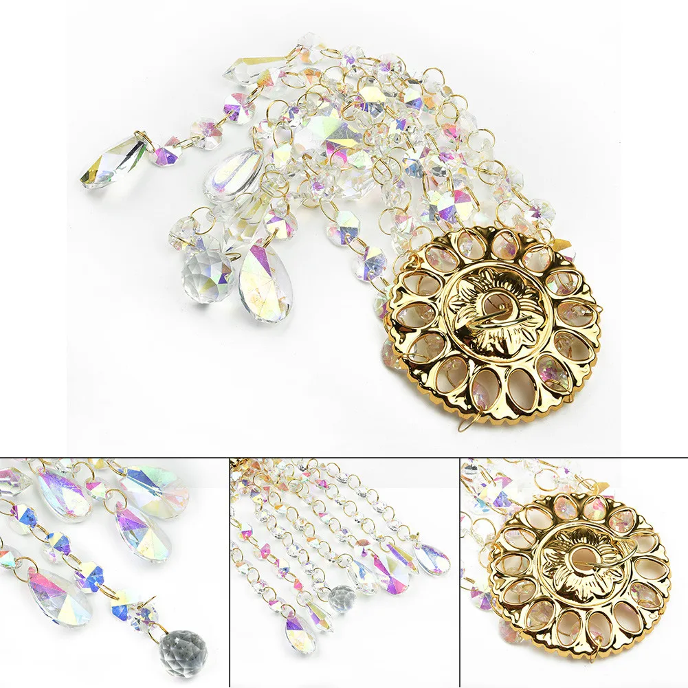 1pc Colorful Crystal Wind Chimes Home Garden Patio Lawn Hanging Decoration Ornament Outdoor/indoor Decor Pendant
1pc Colorful Crystal Wind Chimes Home Garden Patio Lawn Hanging Decoration Ornament Outdoor/indoor Decor Pendant