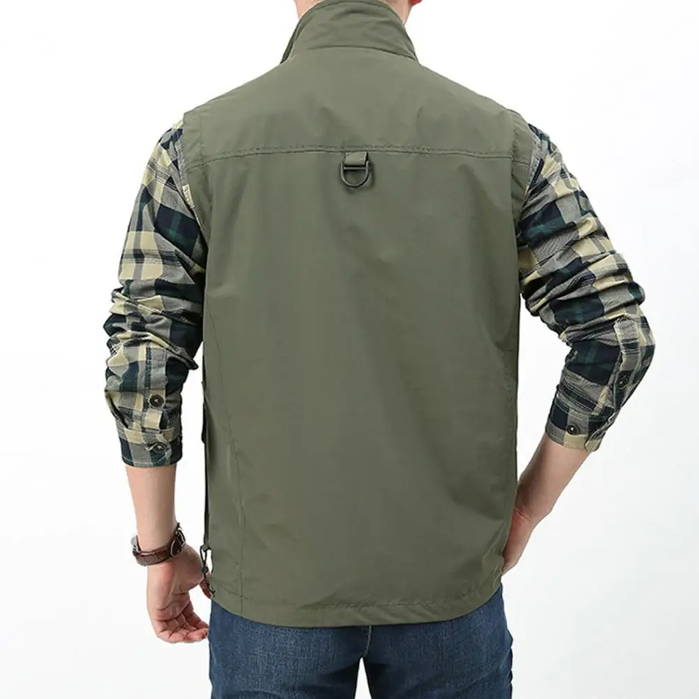 Stylish Waistcoat Loose Multifunctional Turn-down Collar Camping Vest Zipper Camping Vest for Camping
Stylish Waistcoat Loose Multifunctional Turn-down Collar Camping Vest Zipper Camping Vest for Camping