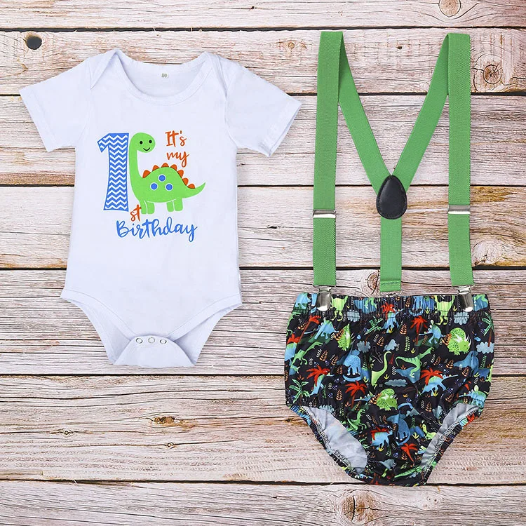 Infant Baby Boy Dinosaur Bowtie Romper Bodysuit Funny First Birthday Outfits Set Baby Clothes Baby's Sets Clothing Sets
Infant Baby Boy Dinosaur Bowtie Romper Bodysuit Funny First Birthday Outfits Set Baby Clothes Baby's Sets Clothing Sets