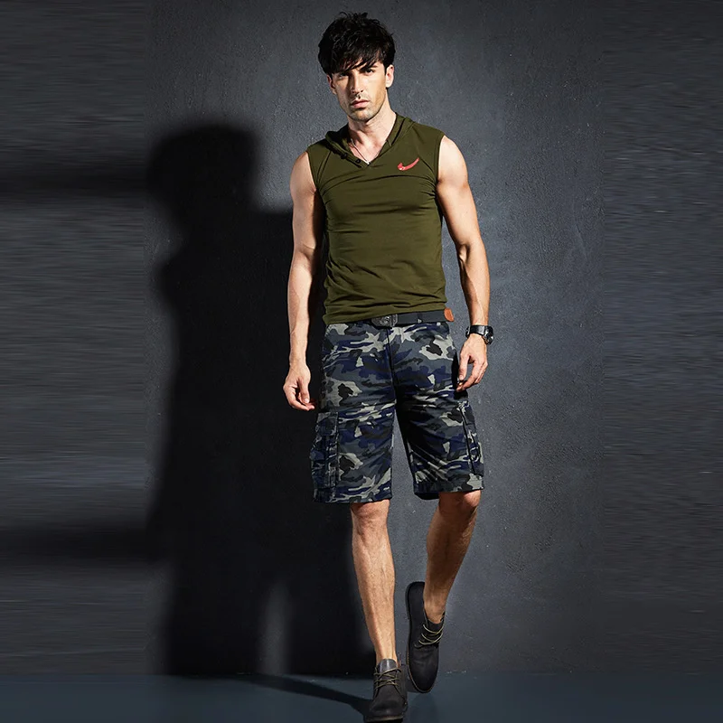 Summer Men's Camo Military Cargo Shorts Outdoor Climbing Beach Sports Multi Pocket Short Trouser Training Hiking Tactical
Summer Men's Camo Military Cargo Shorts Outdoor Climbing Beach Sports Multi Pocket Short Trouser Training Hiking Tactical