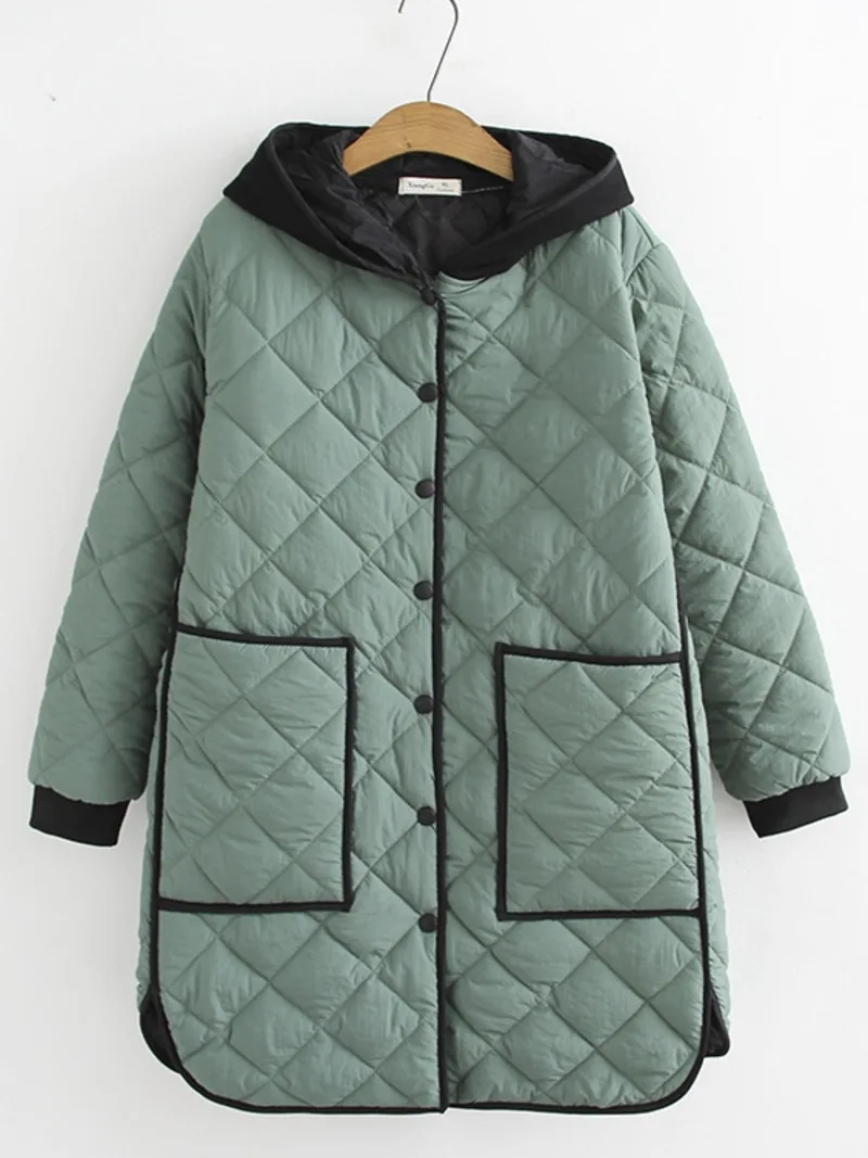 Women's Autumn Winter 2022 New Coats Loose Hooded Casual Jackets Outerwear Female Black Green Coat Clothing
Women's Autumn Winter 2022 New Coats Loose Hooded Casual Jackets Outerwear Female Black Green Coat Clothing