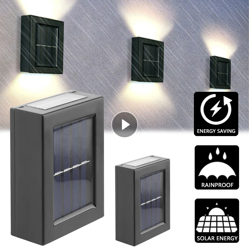 2Pcs Solar Light Outdoor Indoor Lighting Wall Light Fixture Garden Yard Stairs Street Lamp Waterproof RGB Night Light Solar Lamp
2Pcs Solar Light Outdoor Indoor Lighting Wall Light Fixture Garden Yard Stairs Street Lamp Waterproof RGB Night Light Solar Lamp