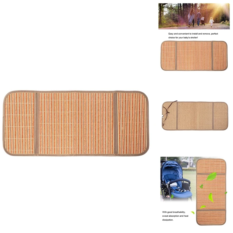 -Baby Stroller Bamboo Mat Summer Mat Universal Bamboo Mat For Newborns Stroller Mattress Protector Can Be Reused
-Baby Stroller Bamboo Mat Summer Mat Universal Bamboo Mat For Newborns Stroller Mattress Protector Can Be Reused