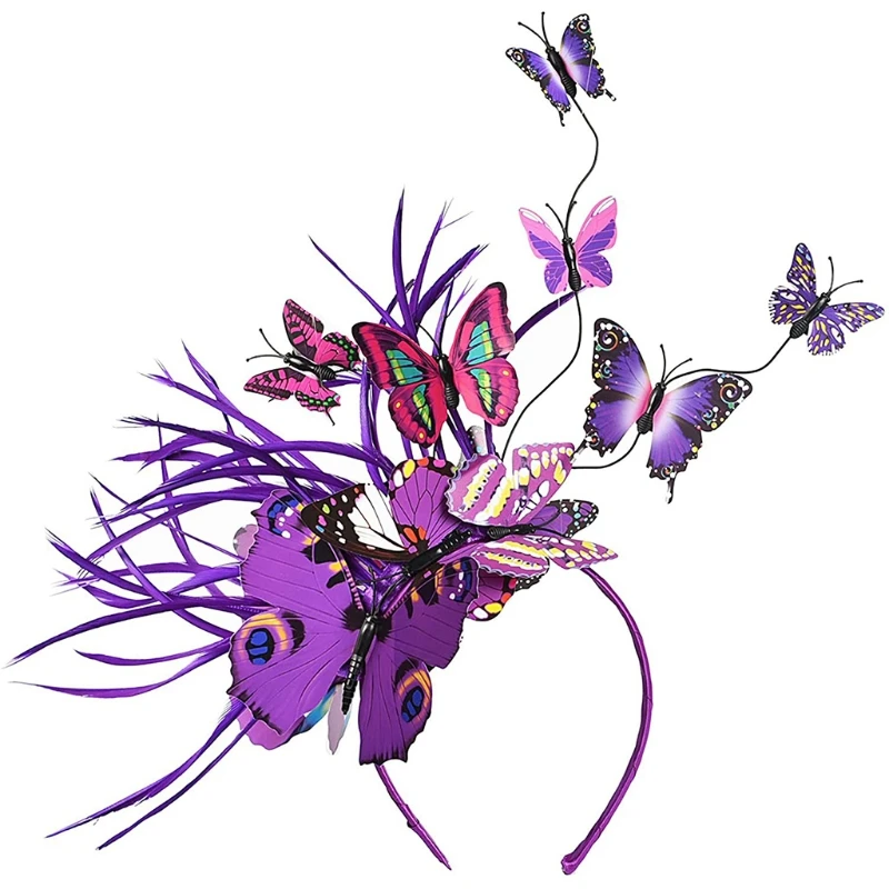 Boho Butterfly Headband Butterfly Wings Headwear Novelty Butterfly Hair Band Halloween Wedding Headpiece Party Supplies
Boho Butterfly Headband Butterfly Wings Headwear Novelty Butterfly Hair Band Halloween Wedding Headpiece Party Supplies