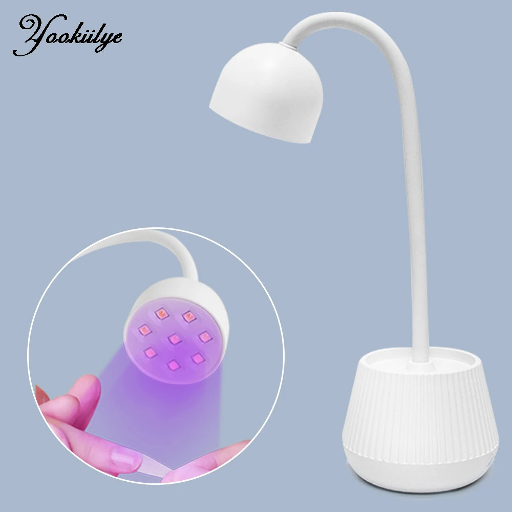 Mini Lotus Nail LED Lamp 24W UV/LED Nail Drying Lamp 8 Light Beads Fast Drying Nail Polish Glue Dryer Rotatable Head Nail Lamp
Mini Lotus Nail LED Lamp 24W UV/LED Nail Drying Lamp 8 Light Beads Fast Drying Nail Polish Glue Dryer Rotatable Head Nail Lamp