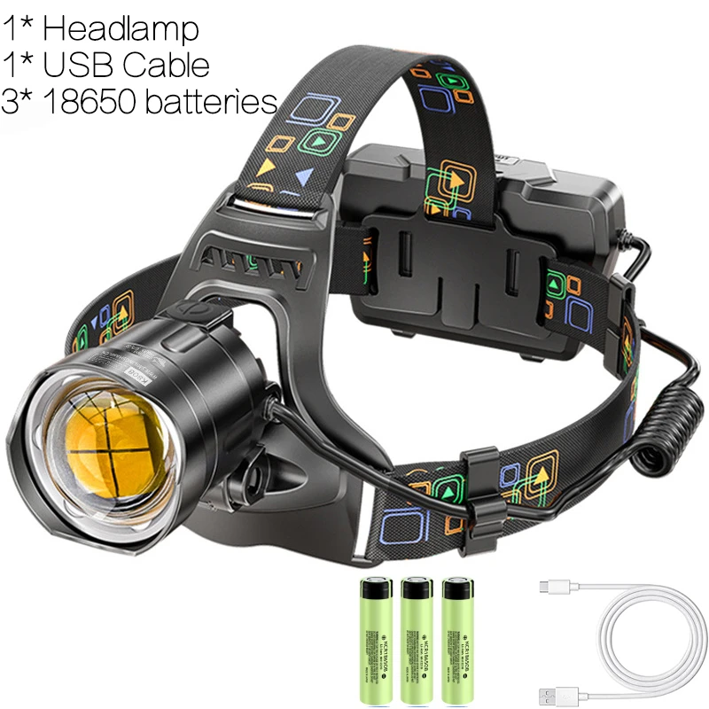 Налобный фонарь JONCELY XHP70/90 USB
Налобный фонарь JONCELY XHP70/90 USB