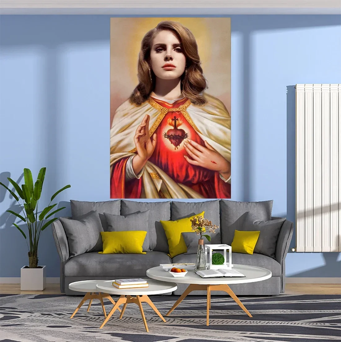 Гобелен ForeverStar с изображением Иисуса св. Ланы Дель Рей, художественный плакат, настенные подвесные ковры для спальни или украшения дома
Гобелен ForeverStar с изображением Иисуса св. Ланы Дель Рей, художественный плакат, настенные подвесные ковры для спальни или украшения дома