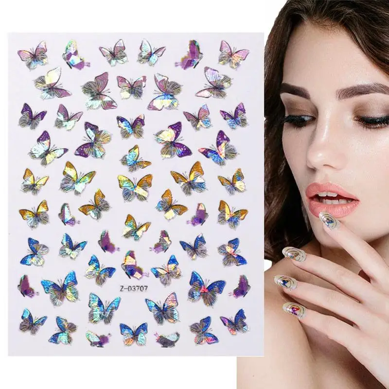 Butterflies Nail Stickers Water Transfer Self-Adhesive Nail Sticker Decals 6 Sheets Butterflies Nail Art Stickers For Women
Butterflies Nail Stickers Water Transfer Self-Adhesive Nail Sticker Decals 6 Sheets Butterflies Nail Art Stickers For Women