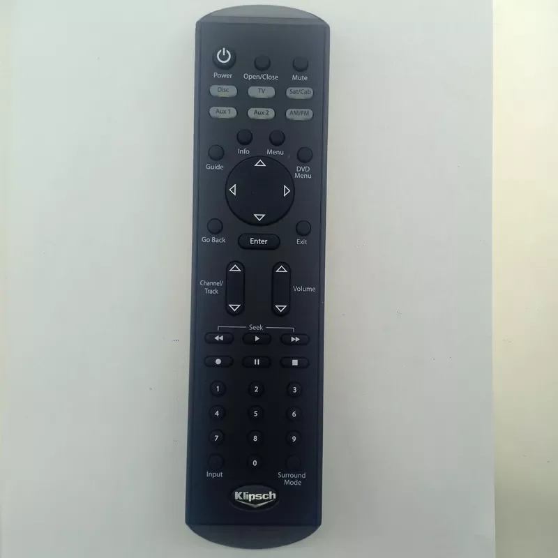 ORIGINAL Remote Control For Klipsch CS500 CS700 CS-500 CS-700 DVD Home theater Audio Video Speaker System
ORIGINAL Remote Control For Klipsch CS500 CS700 CS-500 CS-700 DVD Home theater Audio Video Speaker System
