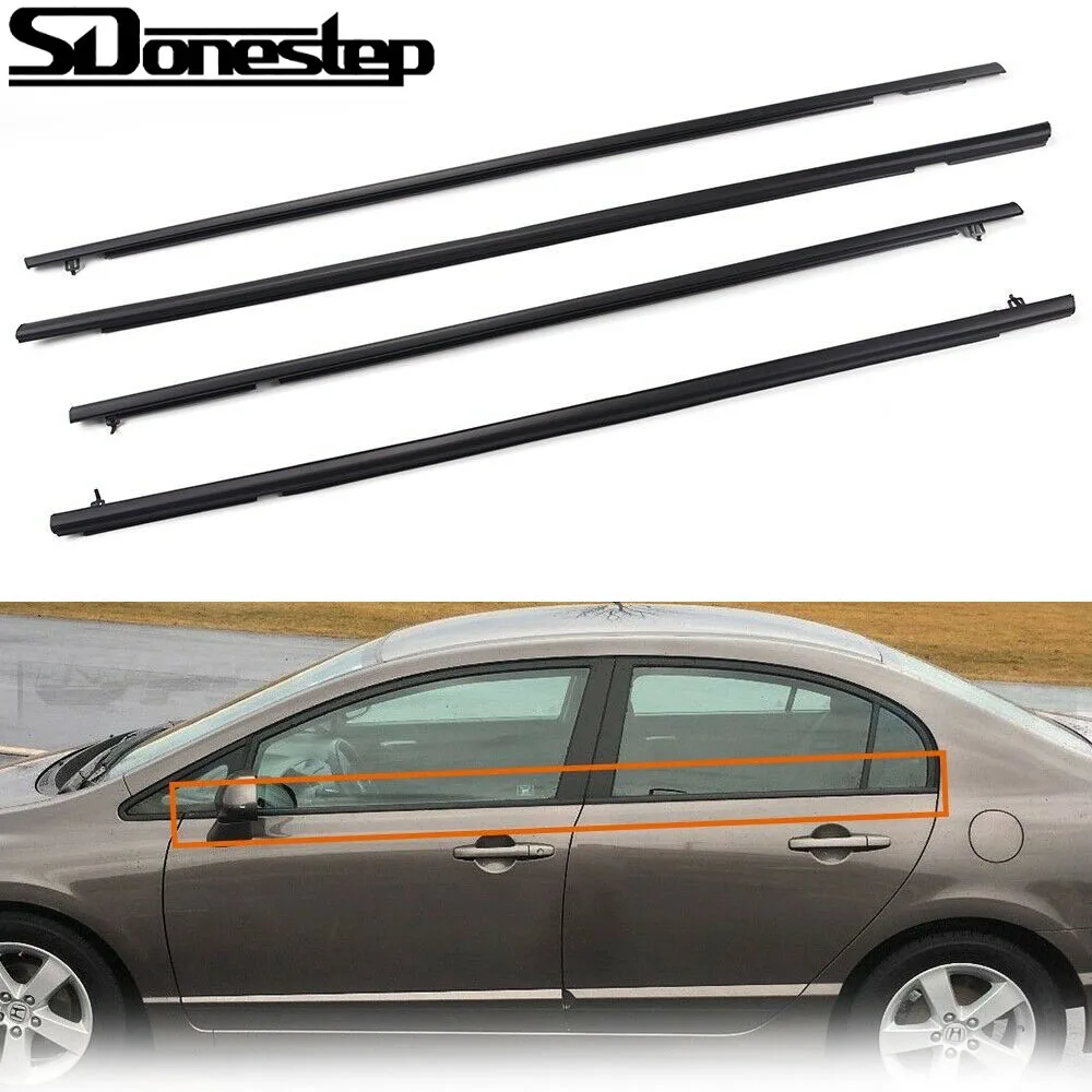 Window Weatherstrips Moulding Trim Seal Belt Fit For 2006 2007 2008 2009 2011 Honda Civic
Window Weatherstrips Moulding Trim Seal Belt Fit For 2006 2007 2008 2009 2011 Honda Civic