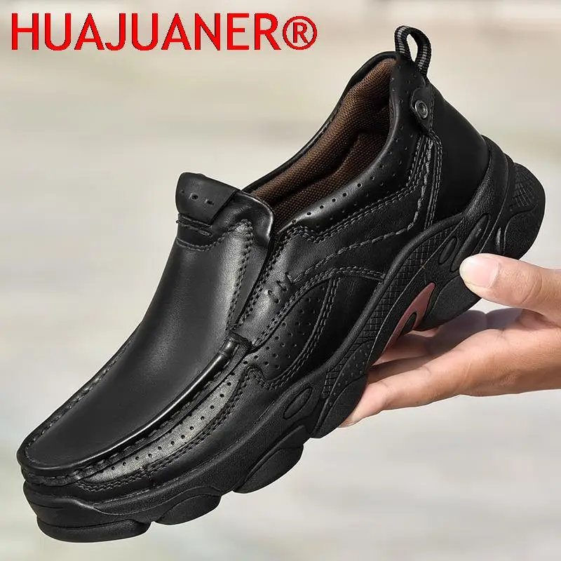 High Quality Men's Genuine Leather Shoes Comfortable Luxury Loafers Man Casual Shoes Outdoor Slip on Men Sneakers Big Size 38-48
High Quality Men's Genuine Leather Shoes Comfortable Luxury Loafers Man Casual Shoes Outdoor Slip on Men Sneakers Big Size 38-48