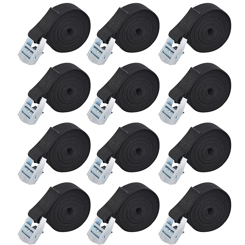 12Pcs Lashing Straps 16Ft,Adjustable Kayaks Tie Down Straps Cam Buckle Straps With Buckles 250Lbs For Cargo, Luggage
12Pcs Lashing Straps 16Ft,Adjustable Kayaks Tie Down Straps Cam Buckle Straps With Buckles 250Lbs For Cargo, Luggage