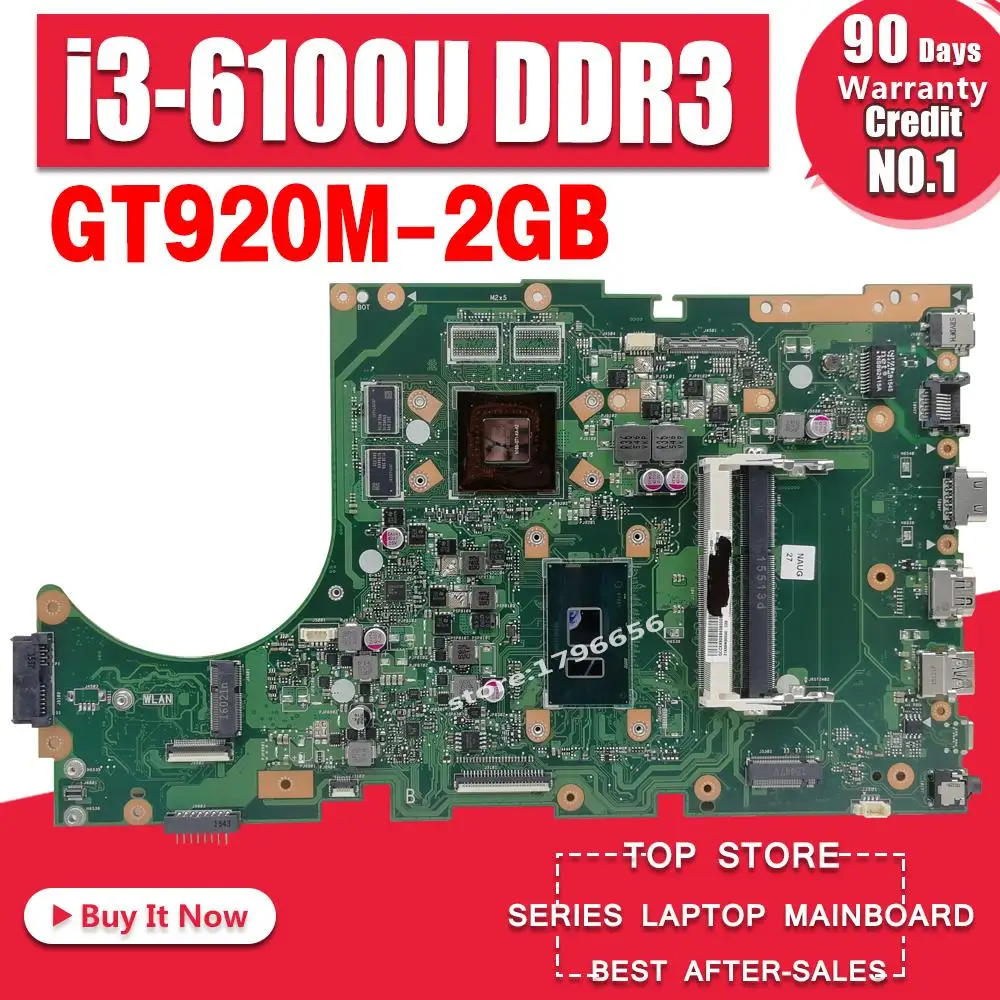 Материнская плата X756UJ для ноутбука Asus X756U X756UWK X756UX X756UJ X756UB X756UV, материнская плата I3-6100/6006U GT920M/2 ГБ DDR4, слот для памяти
Материнская плата X756UJ для ноутбука Asus X756U X756UWK X756UX X756UJ X756UB X756UV, материнская плата I3-6100/6006U GT920M/2 ГБ DDR4, слот для памяти