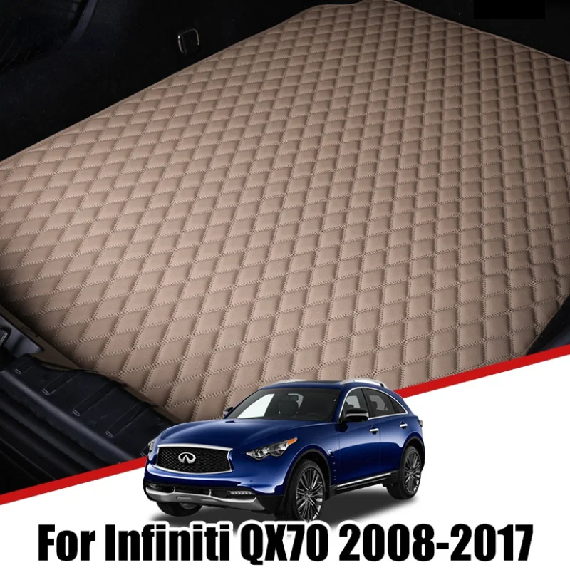 Кожаные коврики на заказ для багажника автомобиля Infiniti QX70 S51 FX 2008 2009 2010 2011-2017, водонепроницаемый нескользящий поднос, аксессуары для груза
Кожаные коврики на заказ для багажника автомобиля Infiniti QX70 S51 FX 2008 2009 2010 2011-2017, водонепроницаемый нескользящий поднос, аксессуары для груза