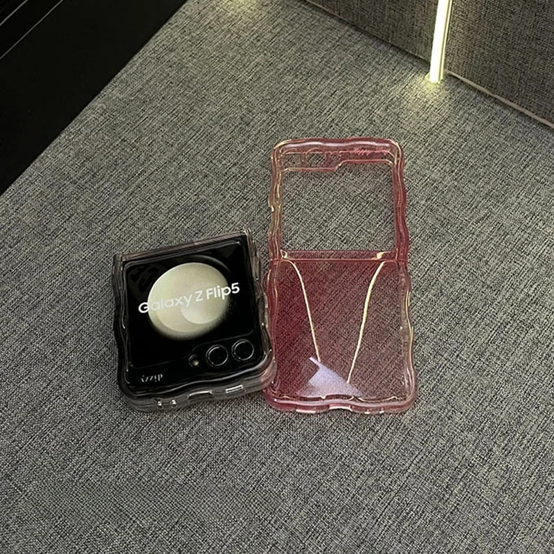 Luxury for Samsung ZFlip 5 Case for Galaxy Z Flip 4 Z Flip 3 ZFlip5 Z Flip 5 Z5 Transparent Clear Soft Wavy Gradient Slim Cover
Luxury for Samsung ZFlip 5 Case for Galaxy Z Flip 4 Z Flip 3 ZFlip5 Z Flip 5 Z5 Transparent Clear Soft Wavy Gradient Slim Cover