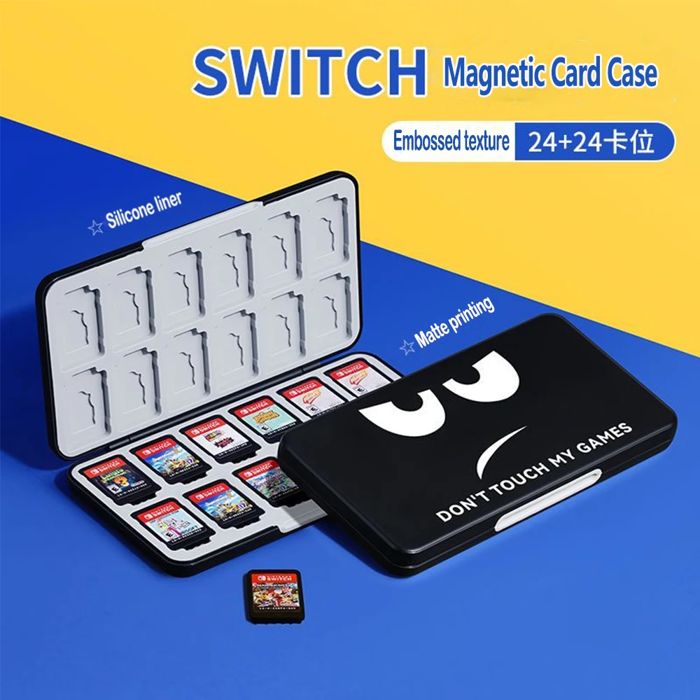 24 in 1 Anime Switch Game Card Case Switch OLED / Lite Portable Storage Box Magnetic Protective Case NS SD/ TF Game Accessories
24 in 1 Anime Switch Game Card Case Switch OLED / Lite Portable Storage Box Magnetic Protective Case NS SD/ TF Game Accessories