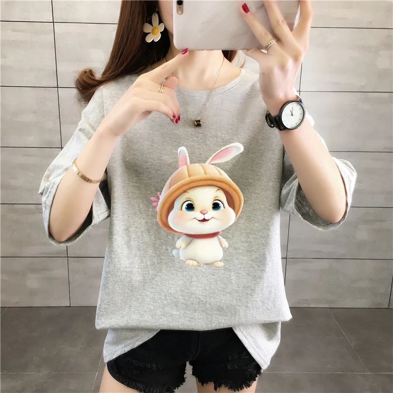 Pullover Crew neck T-Shirt All-Season None Animal T-Shirts Regular Short Sleeve Other Casual Cotton Women
Pullover Crew neck T-Shirt All-Season None Animal T-Shirts Regular Short Sleeve Other Casual Cotton Women