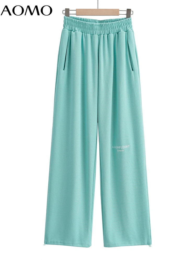 AOMO 2022 New Women Wide Leg Long Pants Cargo Strethy Waist Pants Trousers Joggers Female Sweatpants 4P44A
AOMO 2022 New Women Wide Leg Long Pants Cargo Strethy Waist Pants Trousers Joggers Female Sweatpants 4P44A