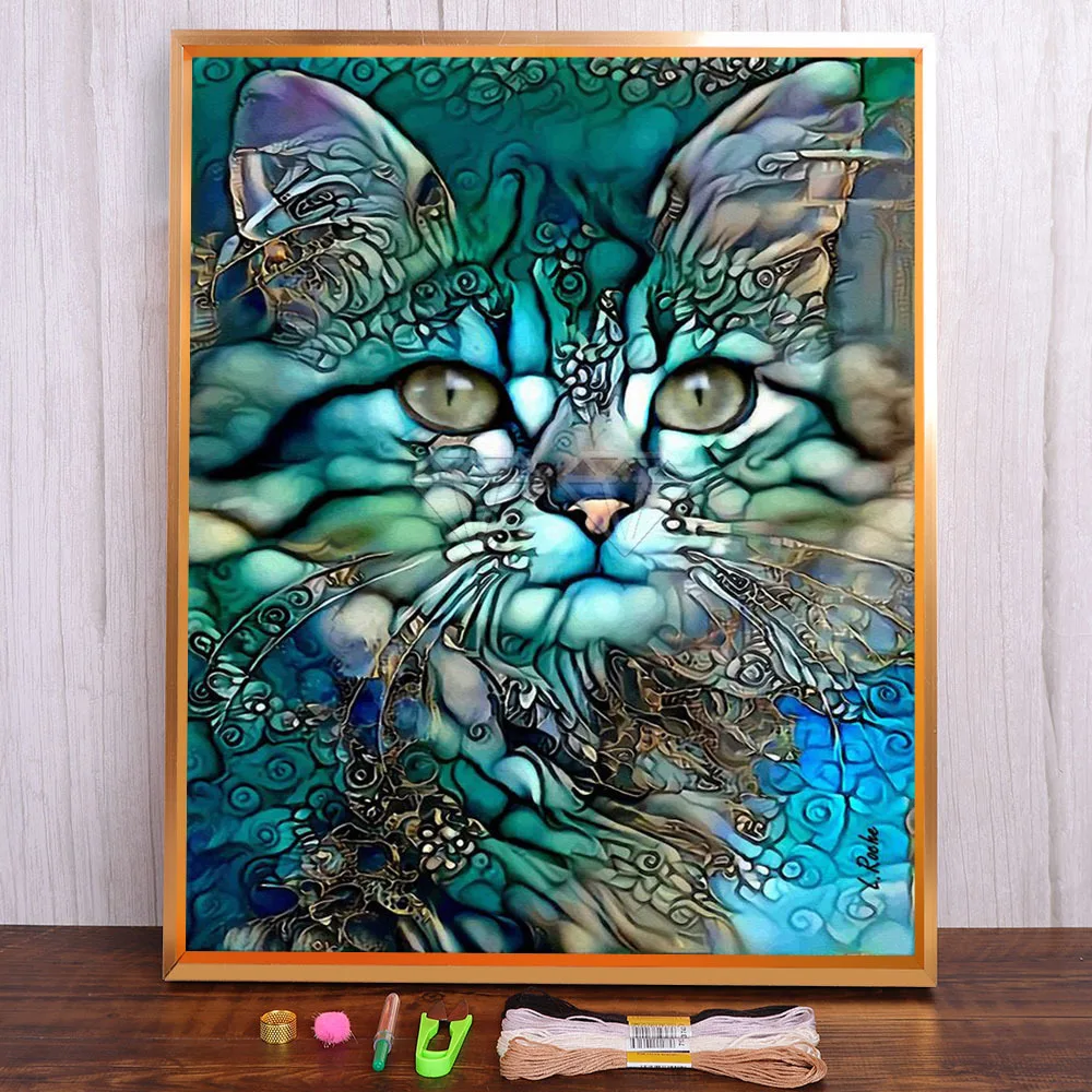 Animals Cartoon Cat Tiger Owl Printed Fabric 11CT Cross-Stitch Kit Embroidery DMC Threads Painting Knitting Wholesale
Animals Cartoon Cat Tiger Owl Printed Fabric 11CT Cross-Stitch Kit Embroidery DMC Threads Painting Knitting Wholesale