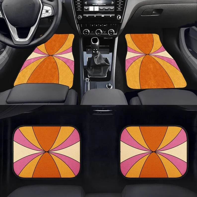 Retro Stripes Car Floor Mat, Hippie Car Mat, Car Accessories For Women, Stoner Gifts, Retro Car Accessories, Interior Car Decor,
Retro Stripes Car Floor Mat, Hippie Car Mat, Car Accessories For Women, Stoner Gifts, Retro Car Accessories, Interior Car Decor,