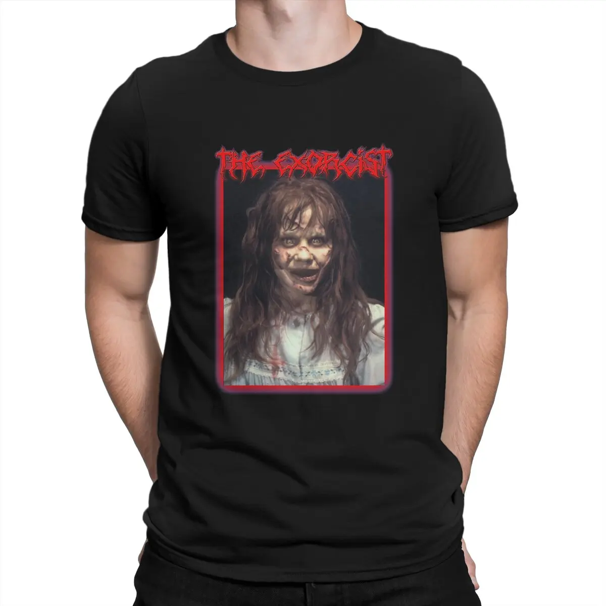 eXORCIST T Shirts Men's 100% Cotton Amazing T-Shirts Crew Neck The Exorcist Horror Film Tees Short Sleeve Clothing Gift Idea
eXORCIST T Shirts Men's 100% Cotton Amazing T-Shirts Crew Neck The Exorcist Horror Film Tees Short Sleeve Clothing Gift Idea
