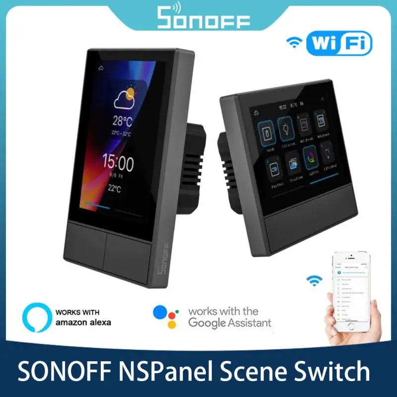 Настенный выключатель SONOFF NS для умного дома, автоматизация панелей US/EU, умный контроль температуры, поддержка Alexa Alice Google Assistant
Настенный выключатель SONOFF NS для умного дома, автоматизация панелей US/EU, умный контроль температуры, поддержка Alexa Alice Google Assistant