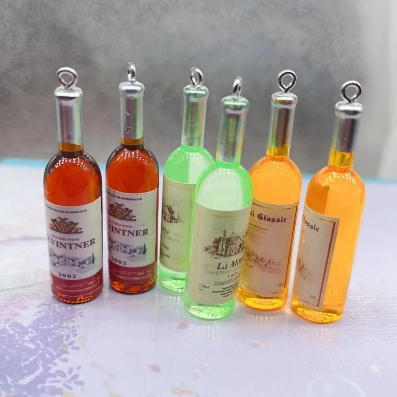 10pcs/lot European Popular Resin Beer Bottle Charms For Keychain Earring Funny Pendant Accessory DIY Bar Jewelry Make
10pcs/lot European Popular Resin Beer Bottle Charms For Keychain Earring Funny Pendant Accessory DIY Bar Jewelry Make