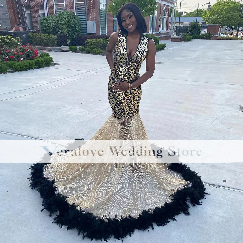 Женское платье-Русалка с перьями, черное платье для выпускного вечера, 2022
Женское платье-Русалка с перьями, черное платье для выпускного вечера, 2022