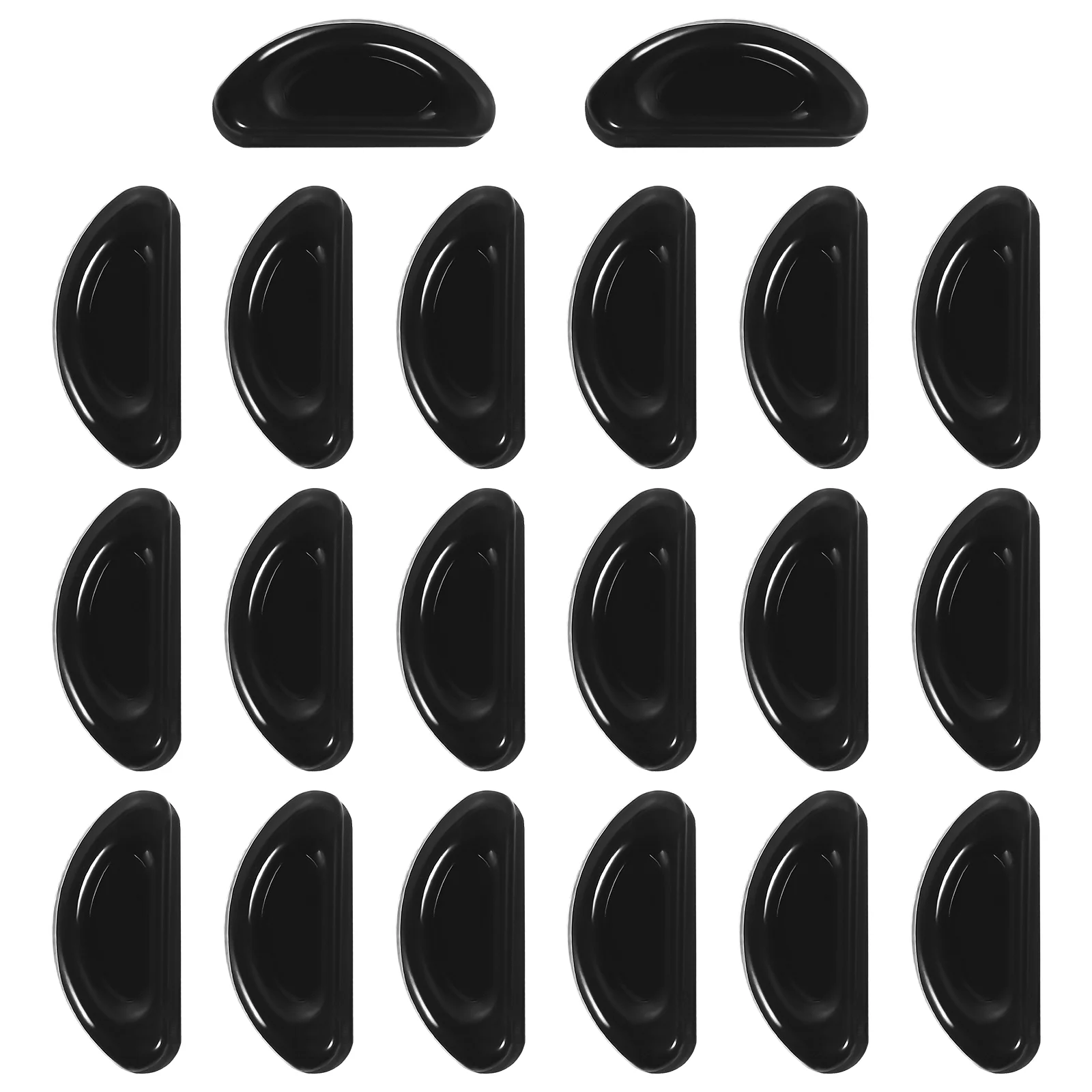 

10 пар носовые полоски для очков мужские противоскользящие накладки для носа силикагелевые силиконовые принадлежности Мужские аксессуары Нескользящие аксессуары