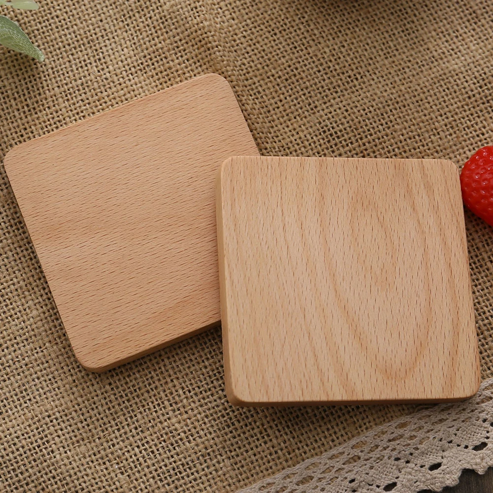 Durable Wooden Coaster Cups Placemat Black Walnut Wood Coaster Square 8.8*8.8cm Non-slip Cup Mat Insulation Pad
Durable Wooden Coaster Cups Placemat Black Walnut Wood Coaster Square 8.8*8.8cm Non-slip Cup Mat Insulation Pad