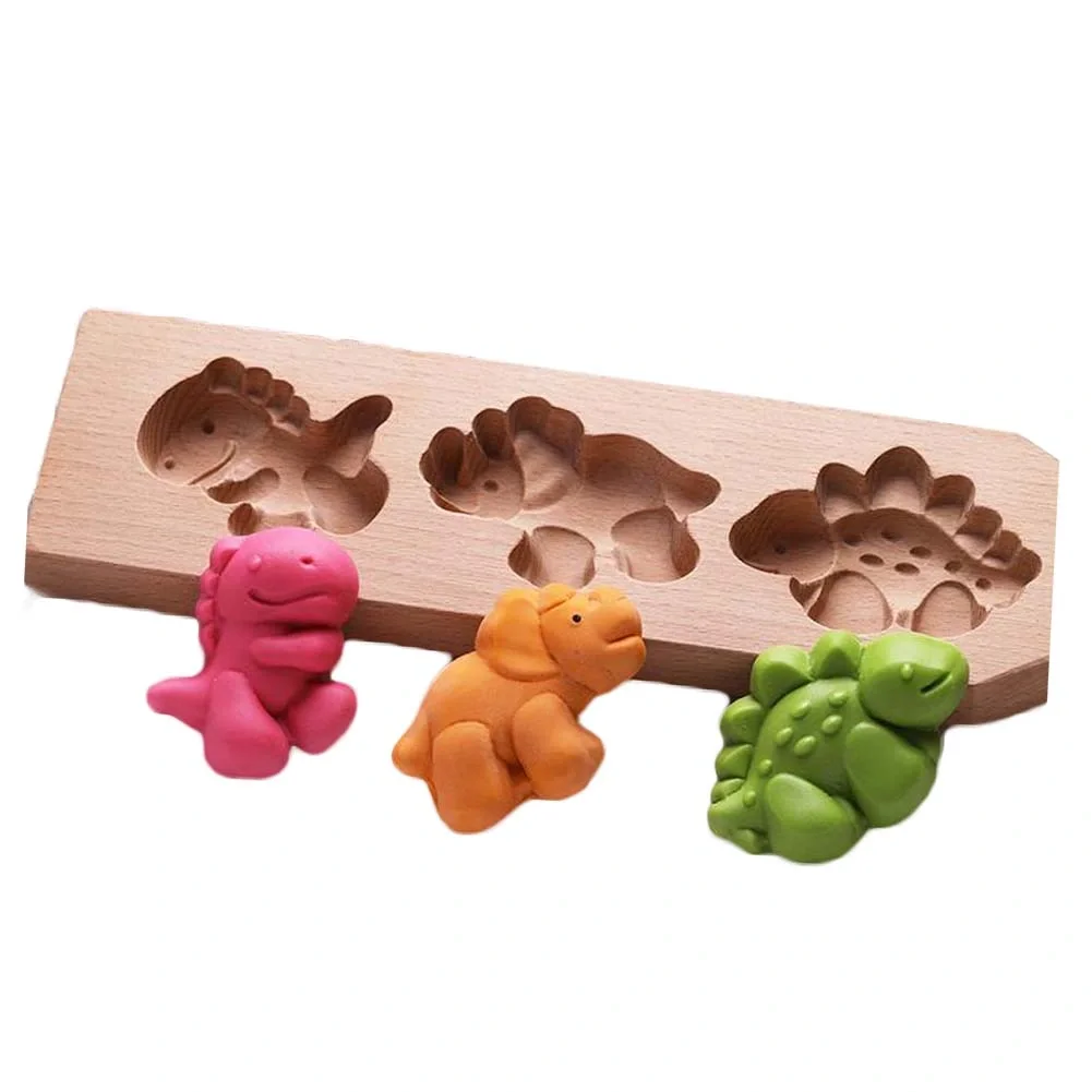 Wooden Moon Cake Mold DIY Rice Cake Baking Mold Children Steamed Bread Mold Dinosaur 25g
Wooden Moon Cake Mold DIY Rice Cake Baking Mold Children Steamed Bread Mold Dinosaur 25g