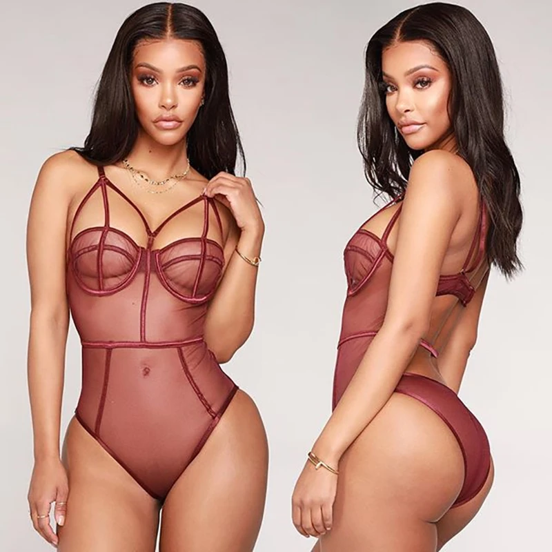 Sexy Lingerie Women's Mesh Lace Perspective Sexy Bundled Stitching Passion Hot Slings Comfortable One-piece Suit Ladies
Sexy Lingerie Women's Mesh Lace Perspective Sexy Bundled Stitching Passion Hot Slings Comfortable One-piece Suit Ladies