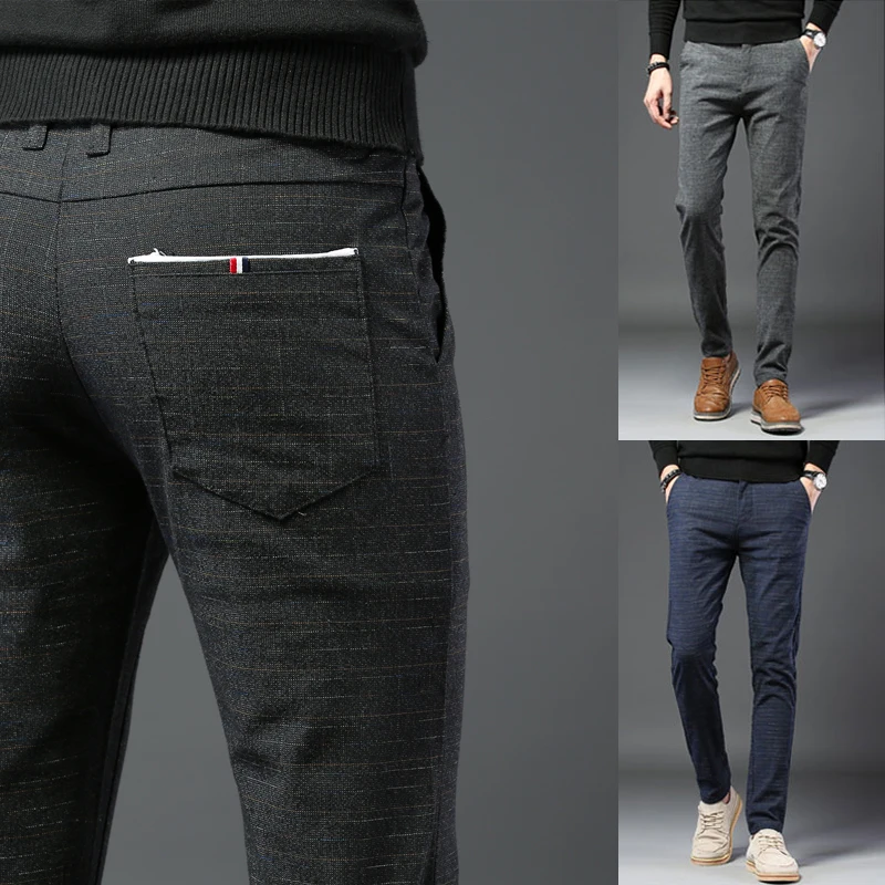 Classical Men's Casual Slim Business Trousers Straight Leg Micro-elastic Dress Pants Fashion All-match Pants Office Trousers
Classical Men's Casual Slim Business Trousers Straight Leg Micro-elastic Dress Pants Fashion All-match Pants Office Trousers
