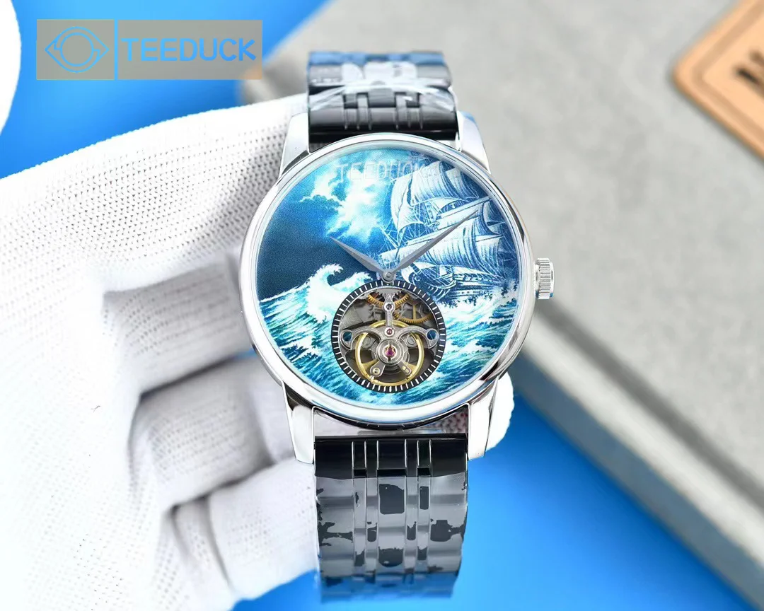 Mechanical Watch AAA Men Wristwatch Waterproofing Luxury band Luminous Stainless Steel Leather Automatic Tourbillon Pattern
Mechanical Watch AAA Men Wristwatch Waterproofing Luxury band Luminous Stainless Steel Leather Automatic Tourbillon Pattern